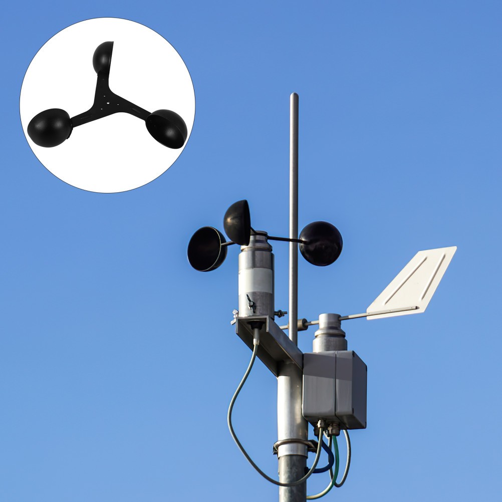 Weather Instruments Wind Speeds Anemometer Sensor Station Replacement Cup