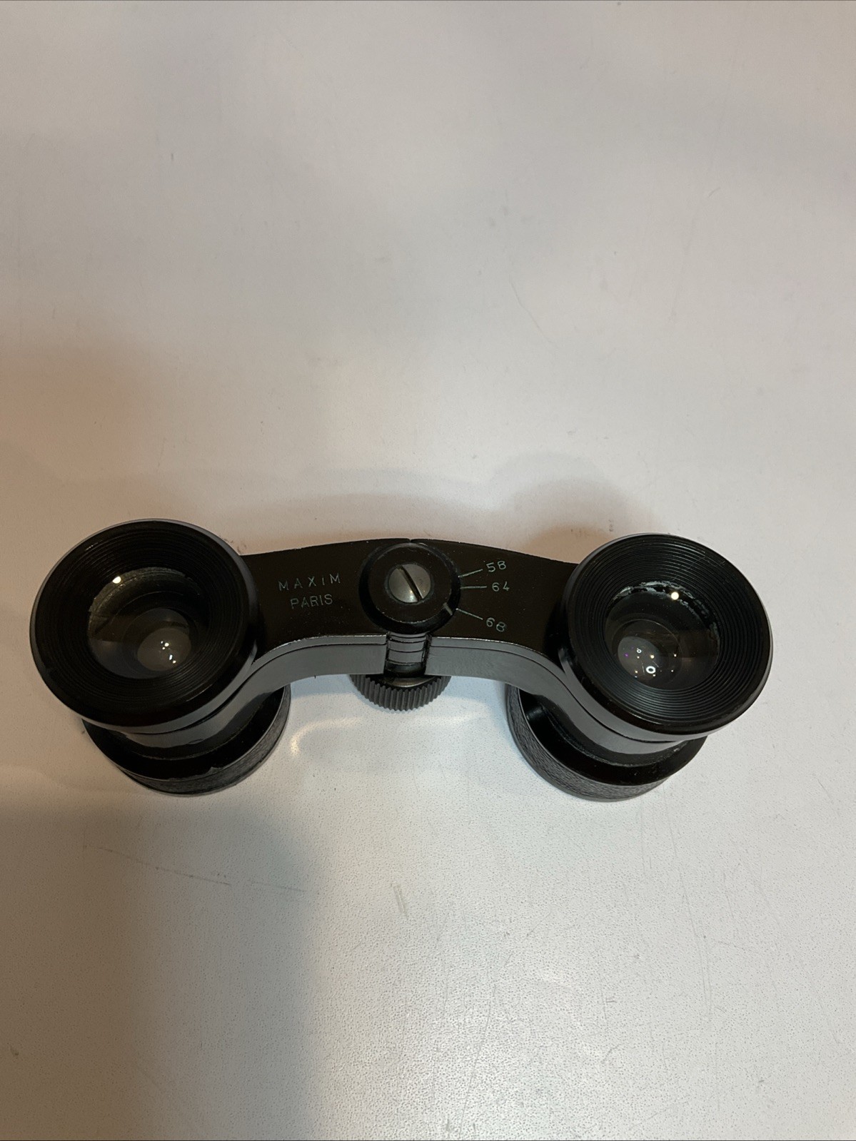 Vintage MAXIM Paris Opera Glasses Binoculars – Black – Made in France