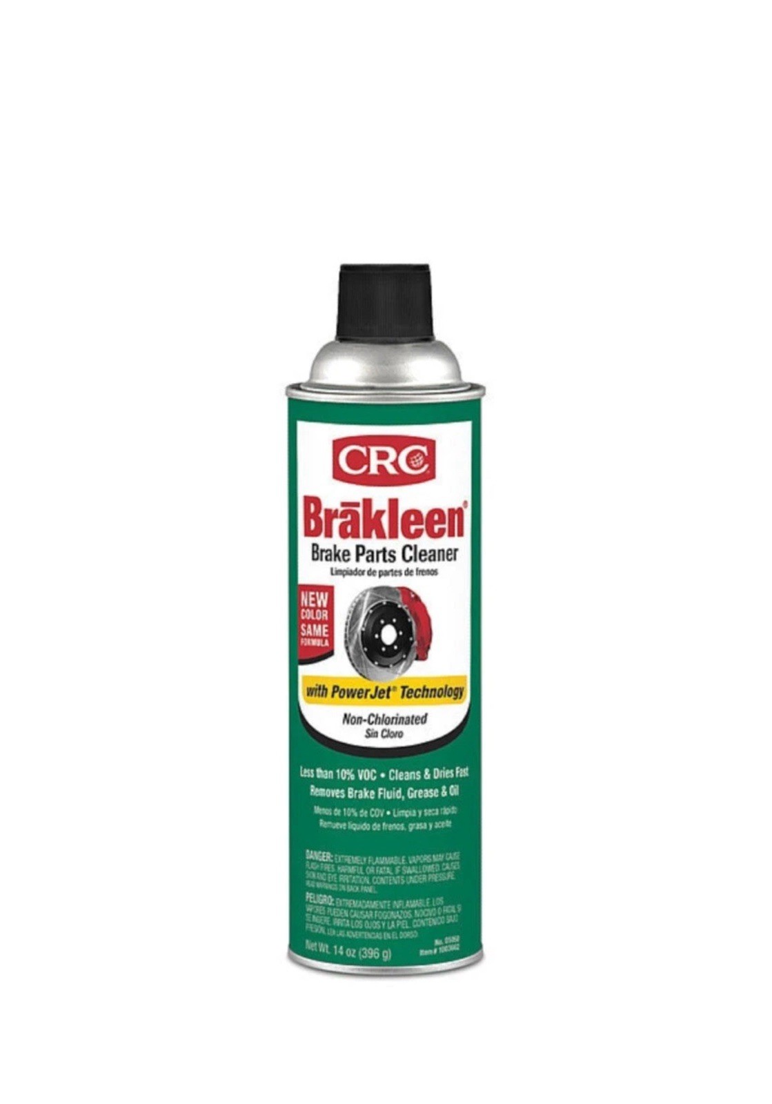 CRC 05050 BRAKLEEN Brake Parts Cleaner Non Chlorinated 14oz Degreaser Spray