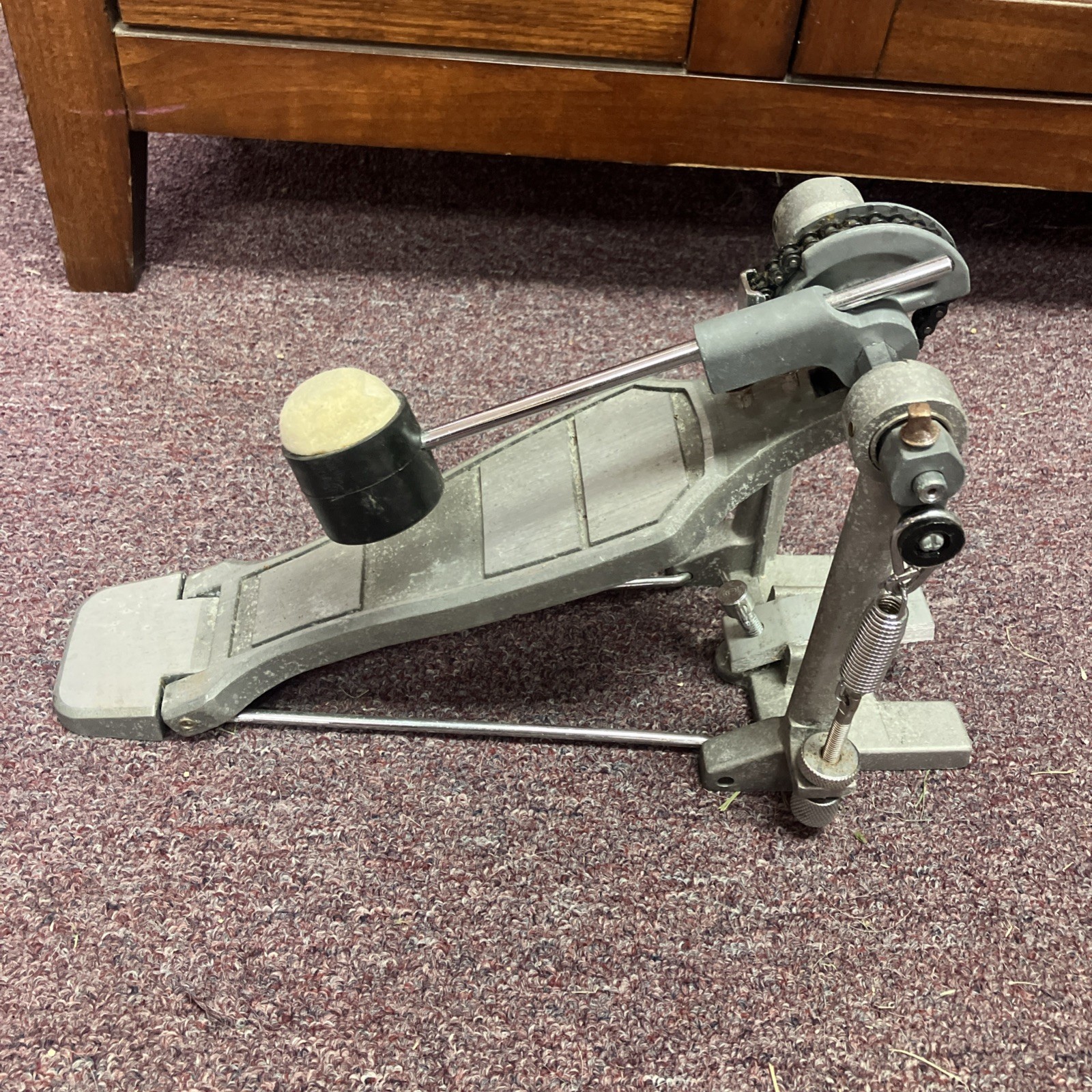 Bass Drum Kick Pedal Drum Set Percussion Chain Drive