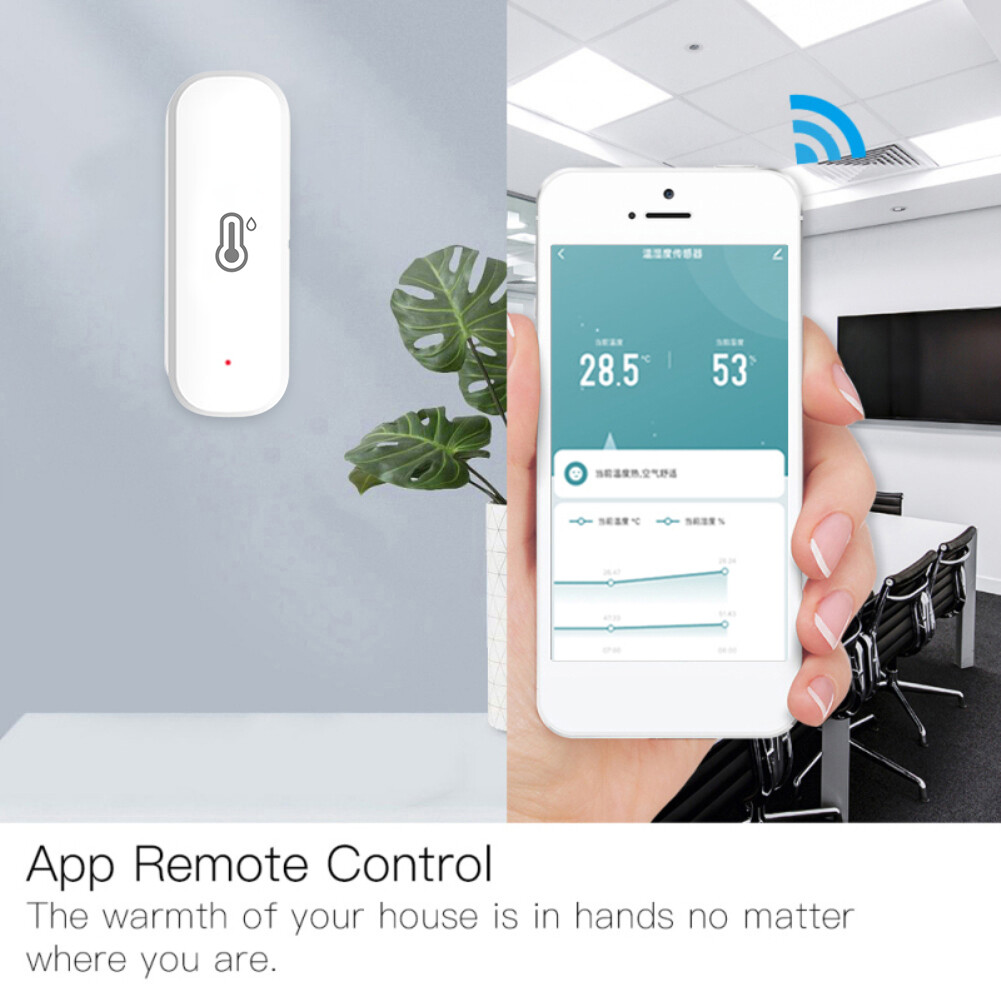 Tuya Smart Life WiFi Wireless Door Window Sensor PIR Motion Detector T&H Sensor