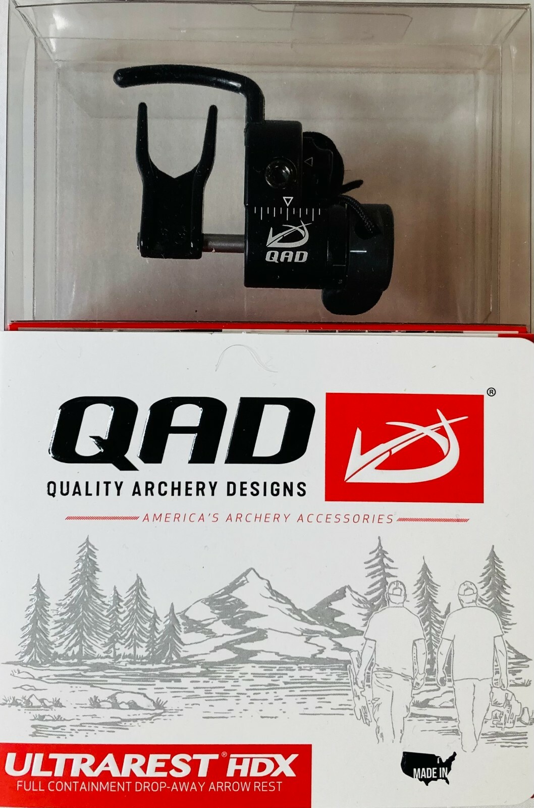 QAD Ultra Rest HDX Black RH Arrow Rest Free Knife Included New