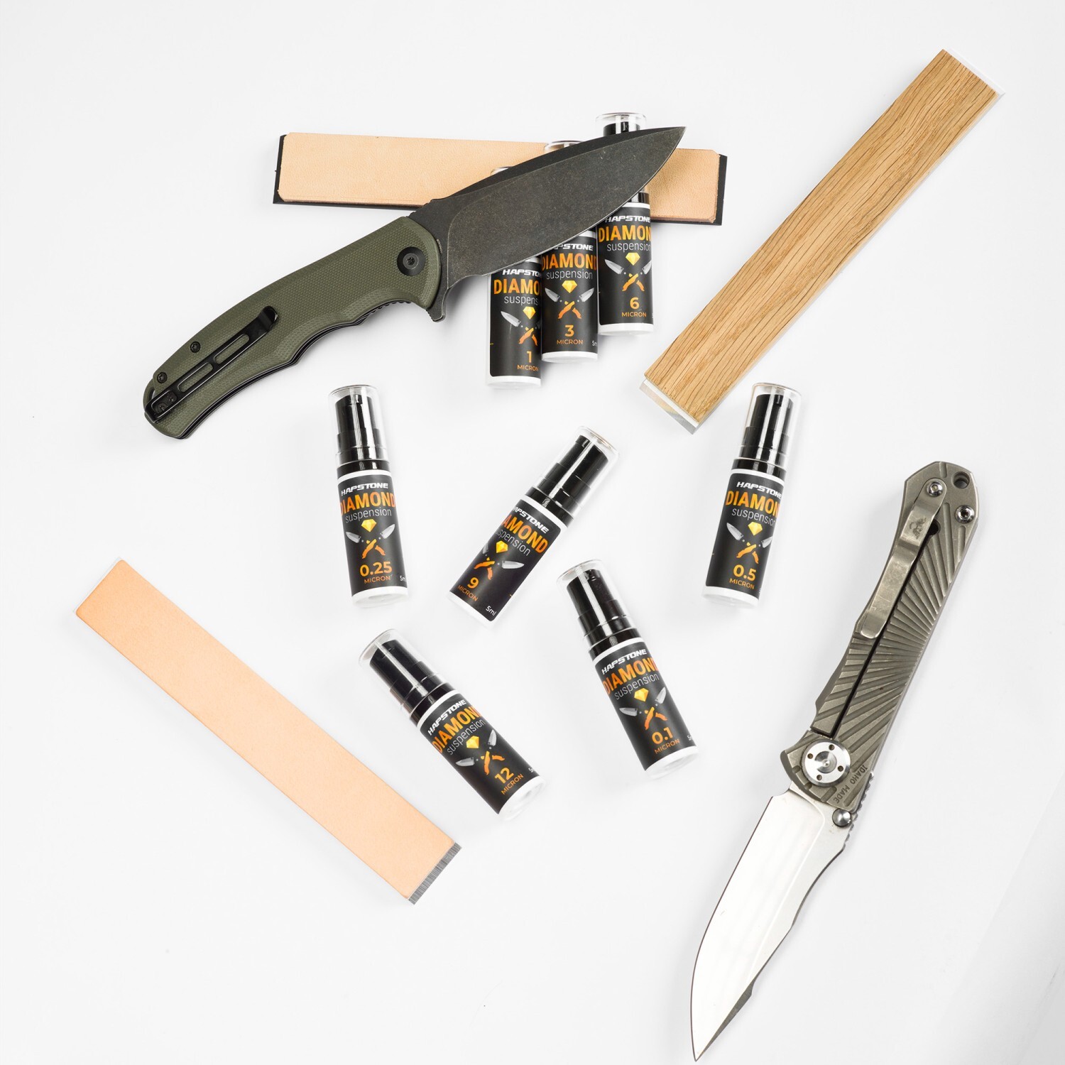 Hapstone Poly Diamond Suspension 5ml for knife Polishing + Free Shipping