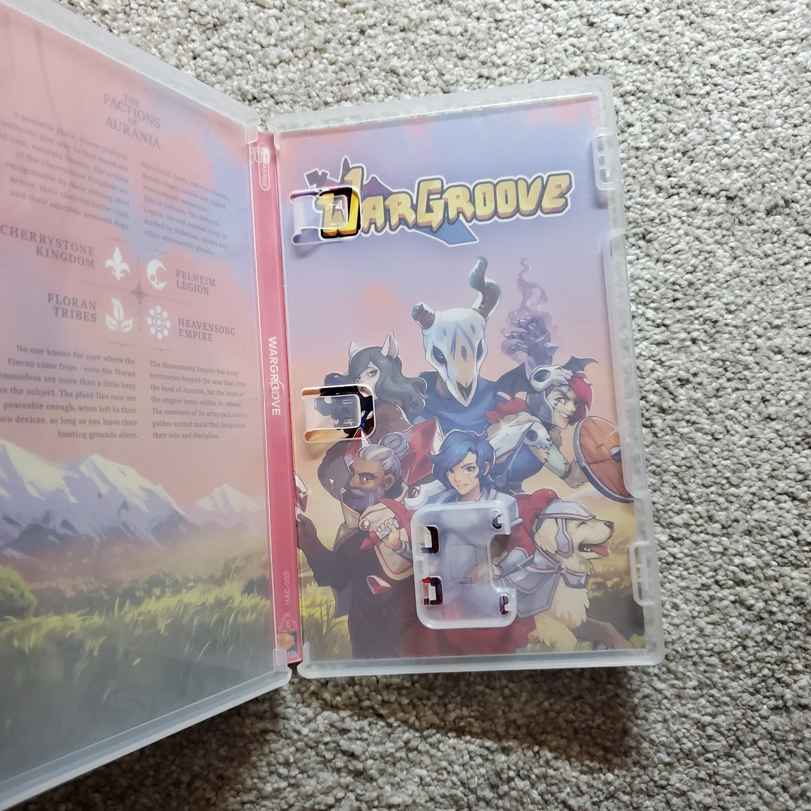 NO GAME Wargroove Nintendo Switch case war groove