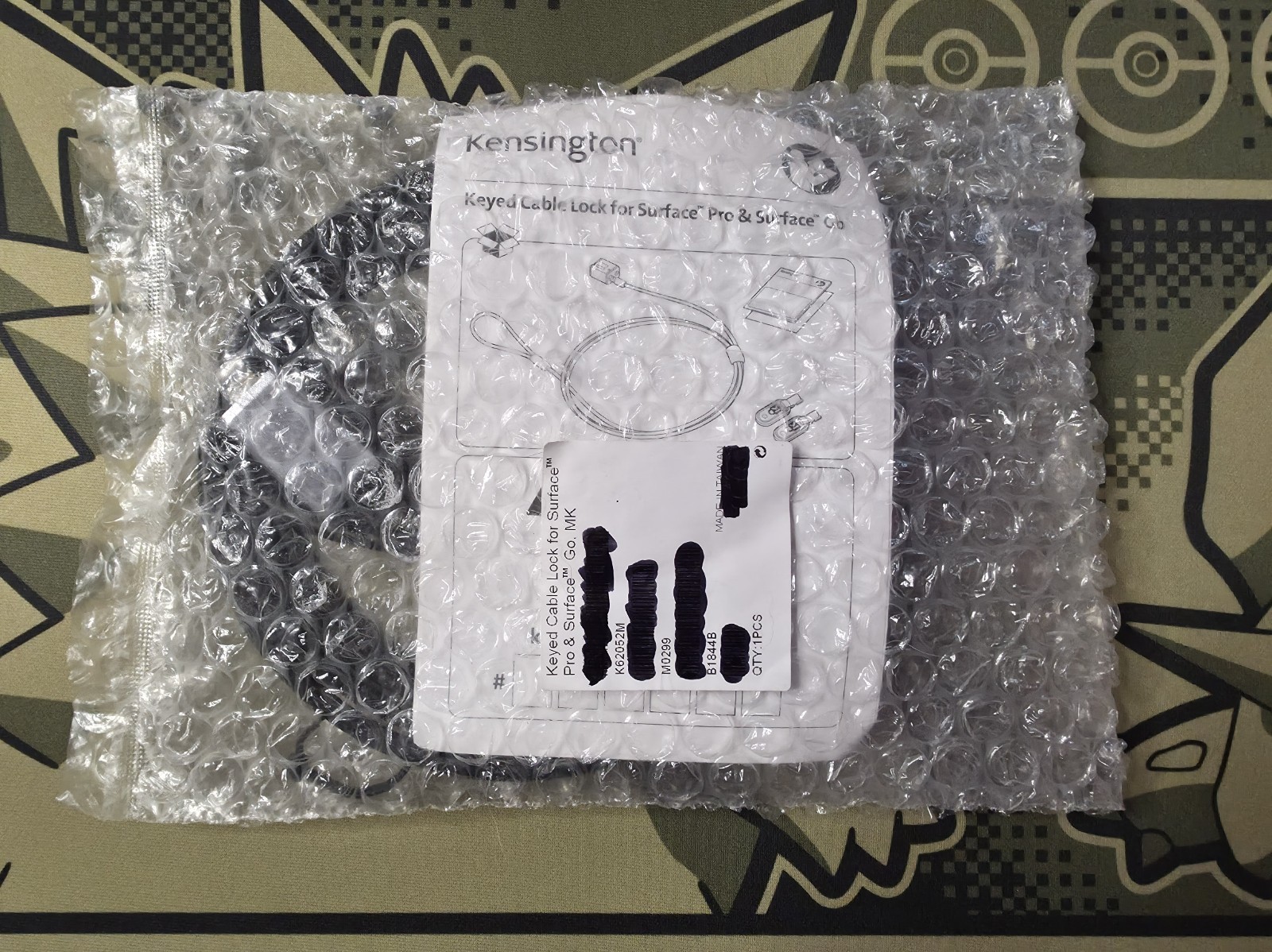 Kensington Microsoft Surface Pro Surface Go Keyed Cable Lock K62052M