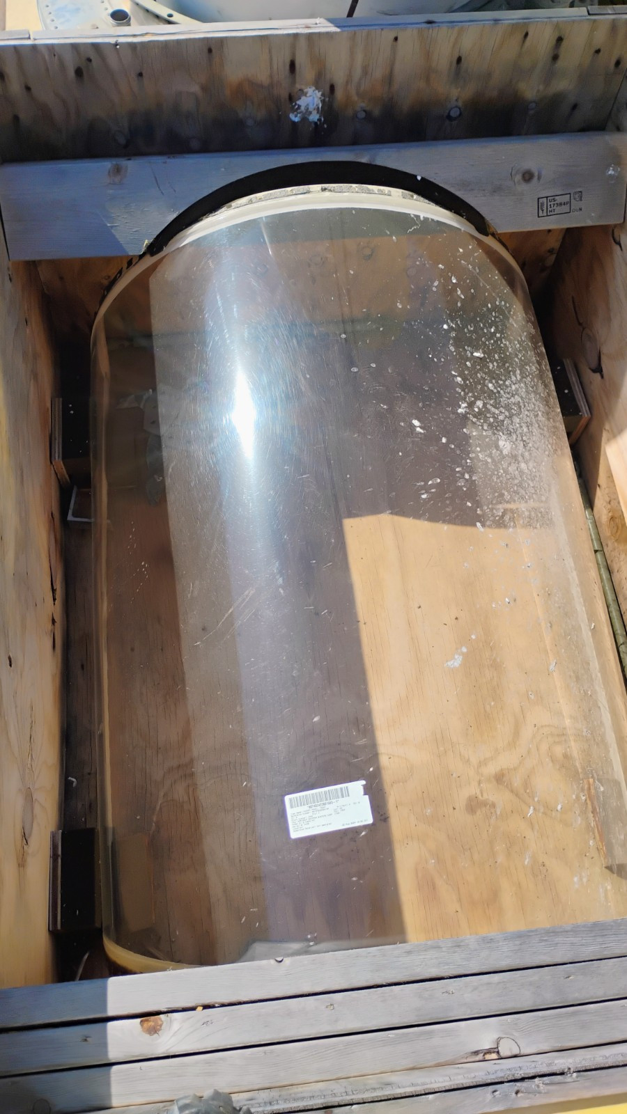 New Northrup Grumman Systems 2-13201-43 Front Panel Canopy For the T-38 Trainer