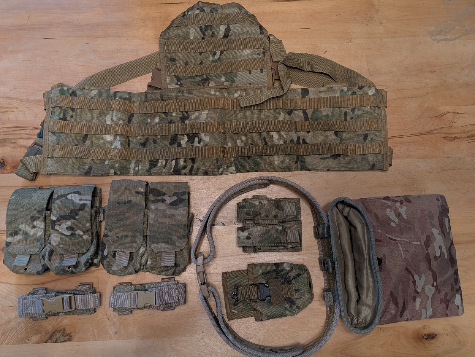 Condor MCR5 Recon Chest Rig, Tactical Tailor Suspender, Pants, + Multicam bundle