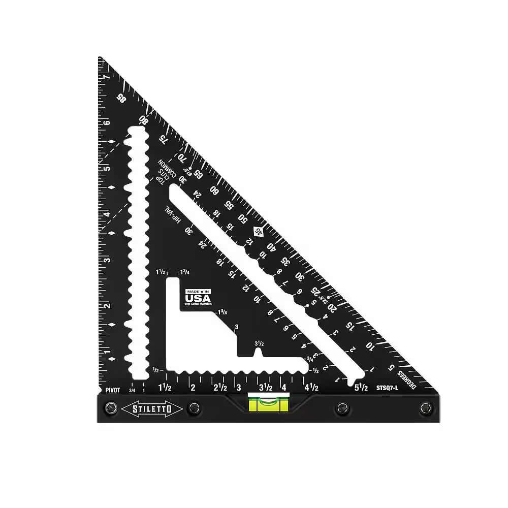 7 In. Carpenter Square with Level