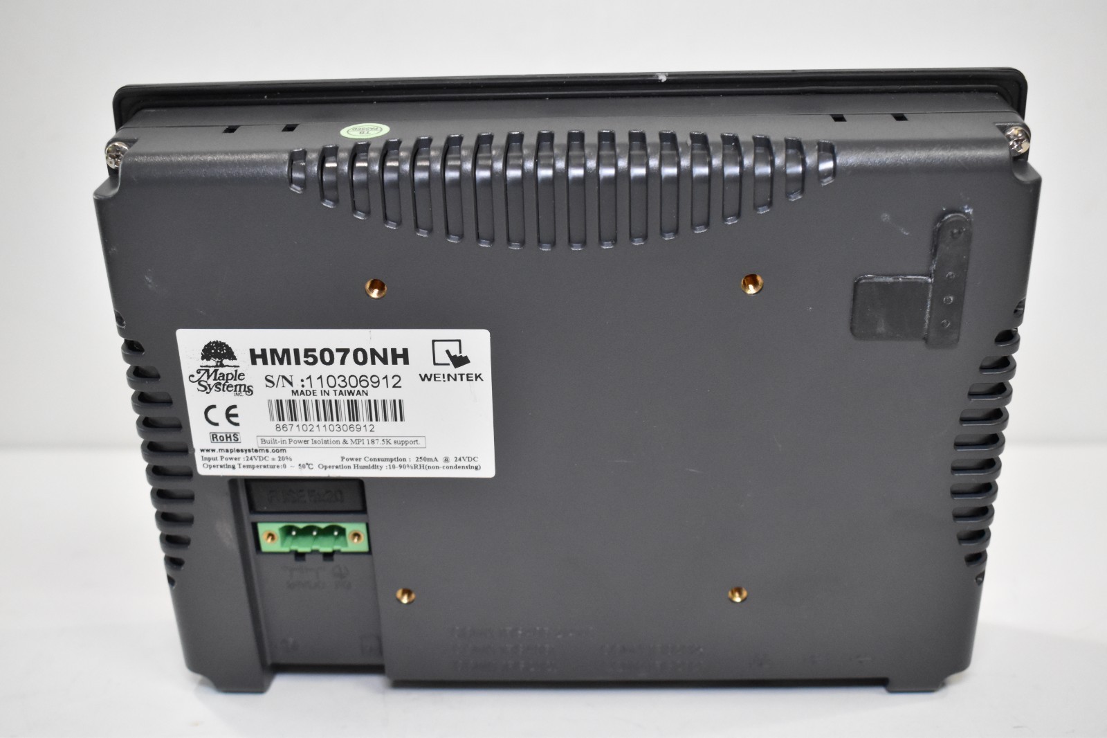 Maple Systems HMI5070NH 7” Operator Display Touch Panel