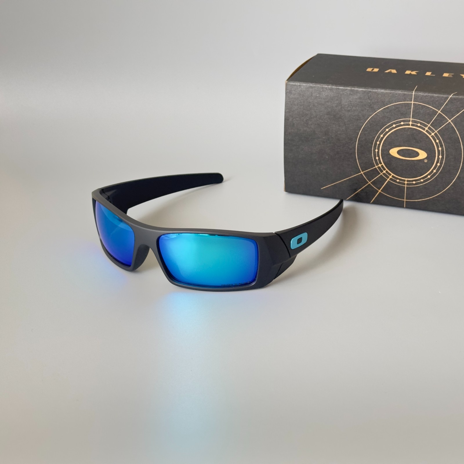 Oakley Gascan Polarized Sunglasses OO9014 Matte Black/Prizm Deep Water H2O