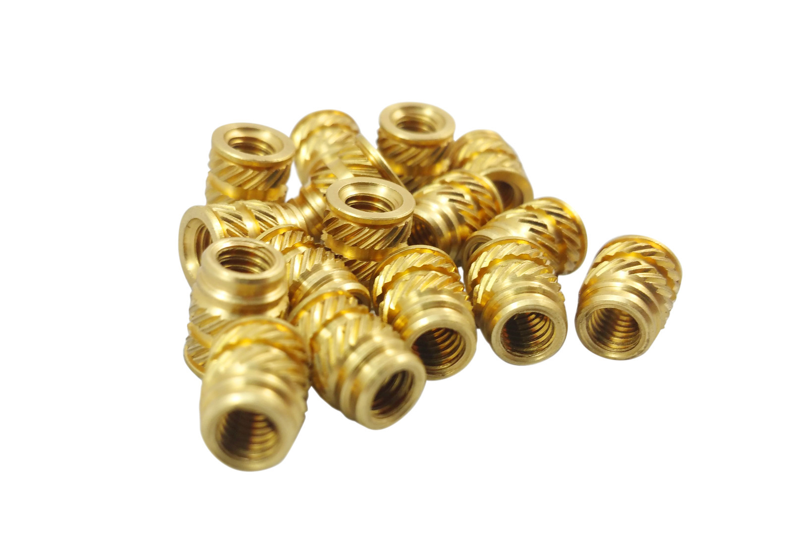 50x #8-32 Long + 100x M3 Short Brass Heat Set Inserts Initeq Durathread
