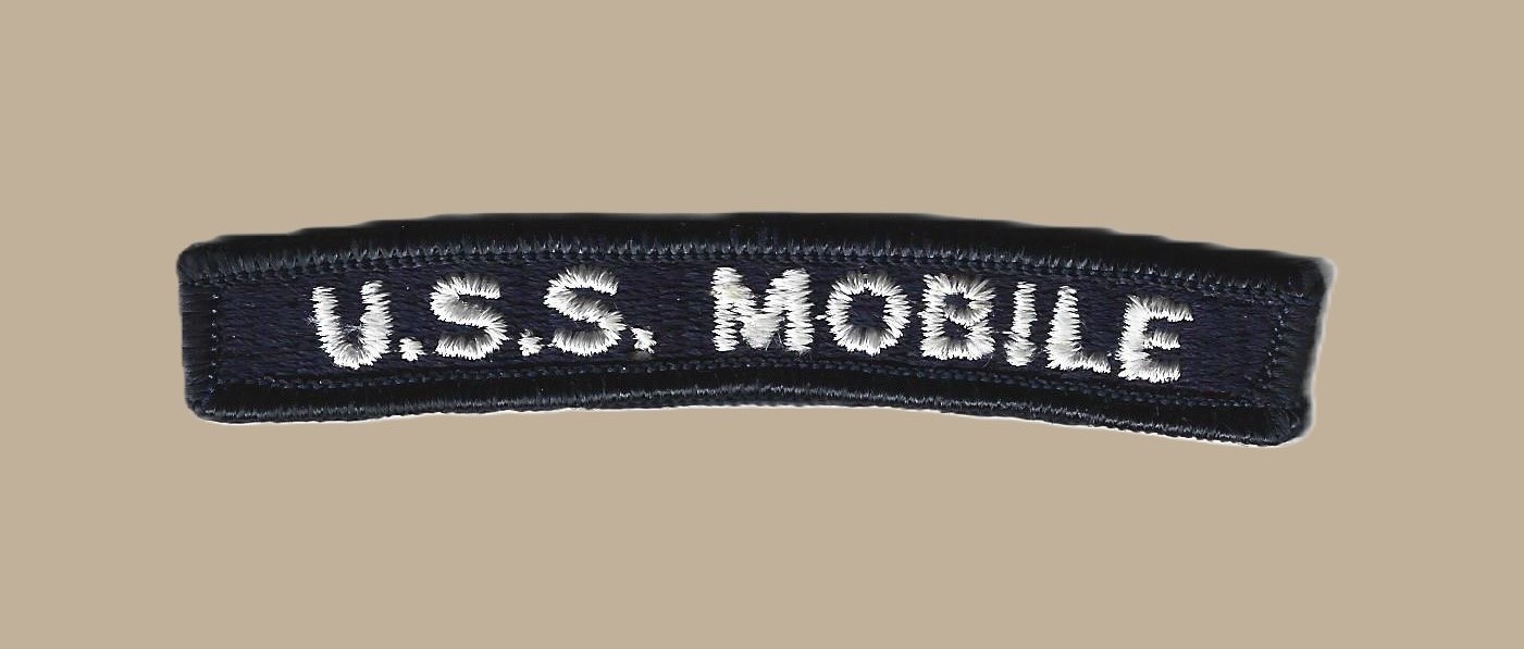 US Navy AKA-115 LKA-115 USS Mobile Amphibious Cargo Ship UIM Rocker Tab (01)