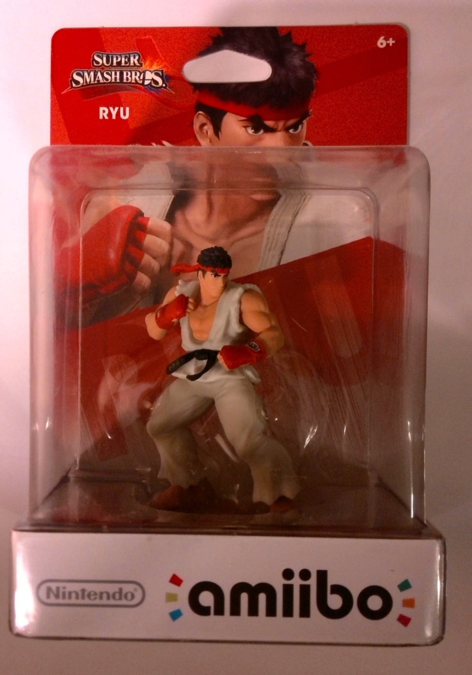 Amiibo Ryu Figure, Super Smash Bros, Nintendo Sealed