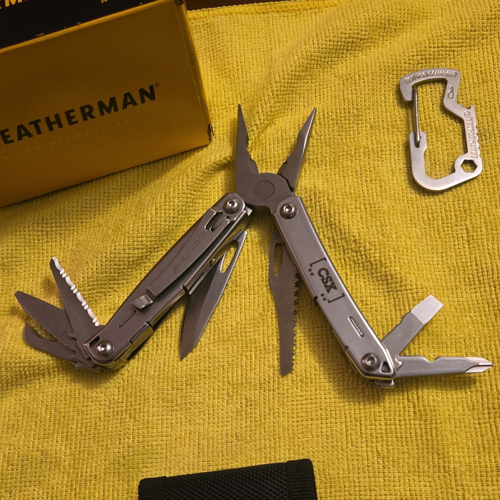 Leatherman Sidekick Multi-Tool w/ Sheath, Box & Carabiner