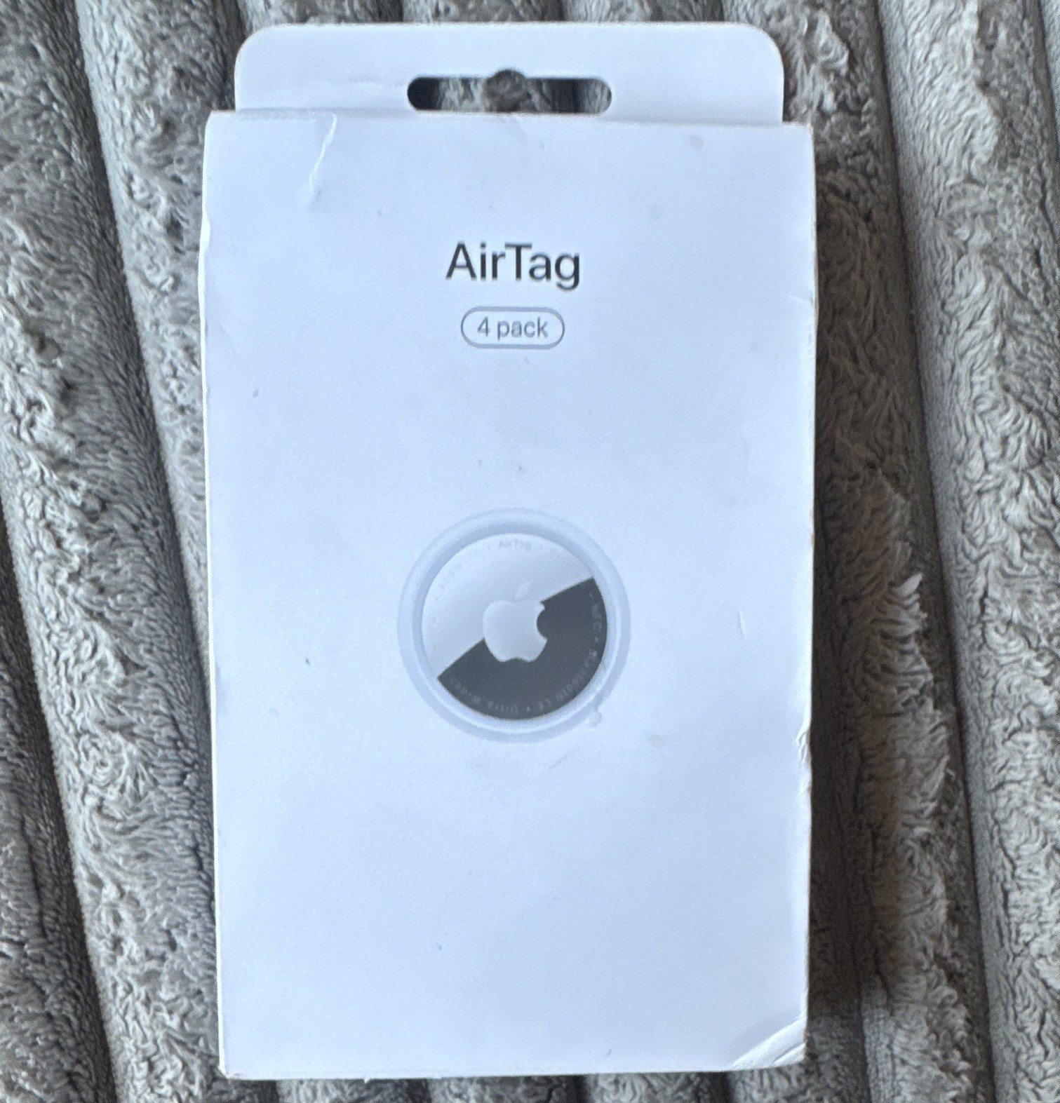 Apple AirTag 4 Pack Bluetooth Item Finder, Model A2197 MX542LL/A