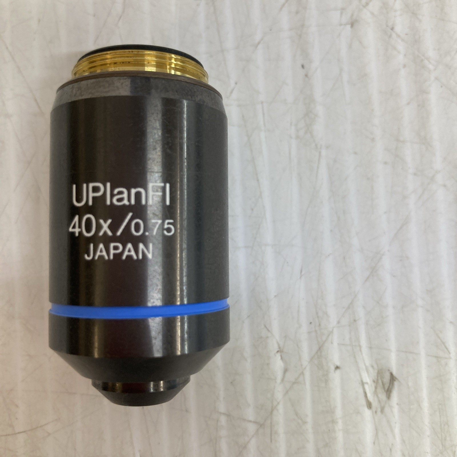 OLYMPUS UPLANFL 40x 0.75 NA MICROSCOPE OBJECTIVE BX IX AX