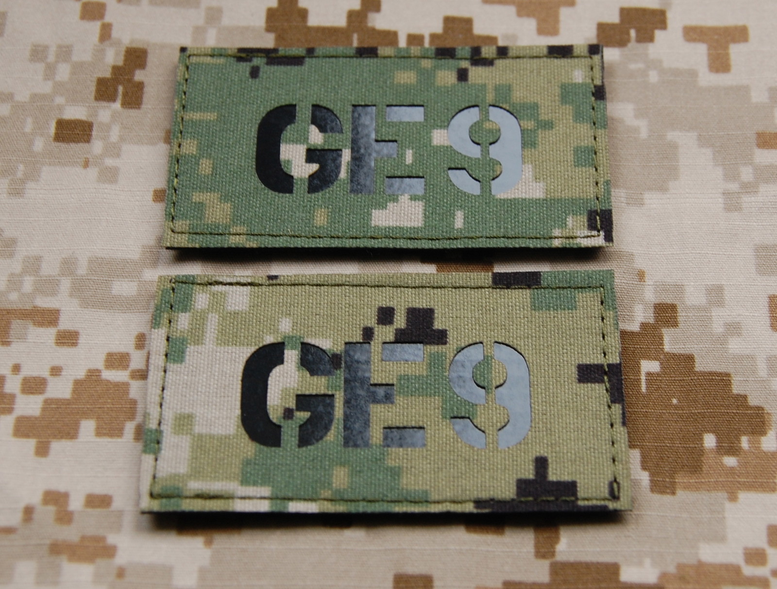 Infrared AOR2 Call Sign Patch Set - GE9 SEAL NSWDG DEVGRU ST6 Zero Dark Thirty
