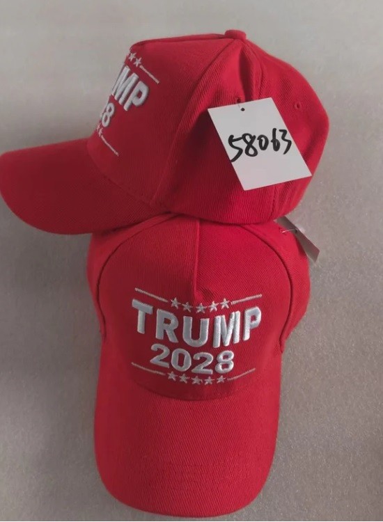 Trump 2028 Embroidered Baseball Cap MAGA Hat Make America Great Again USA