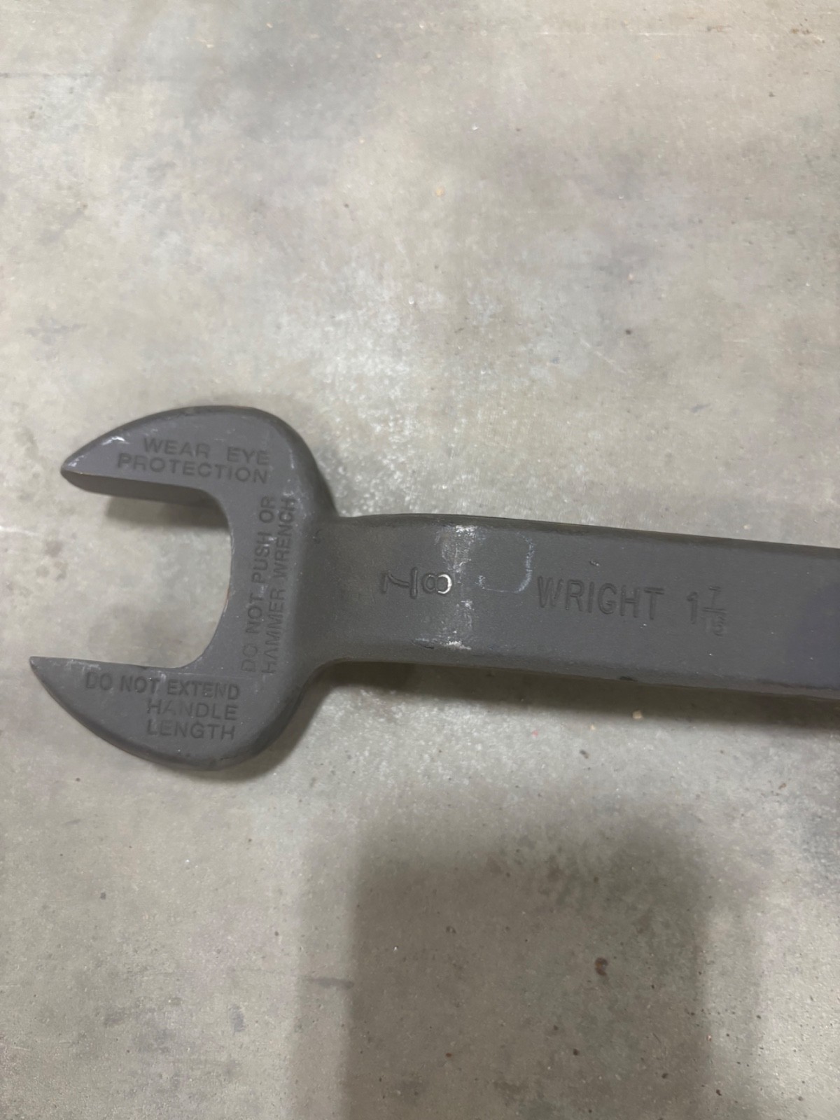 Wright 1-7/16" Offset Spud Wrench 1746 USA