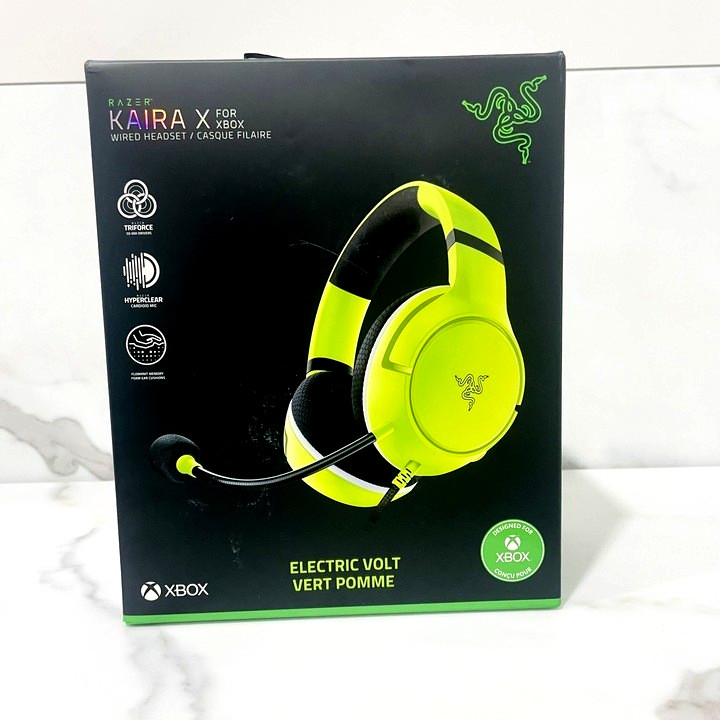 Razer Kaira X Wired Headset - Electric Volt