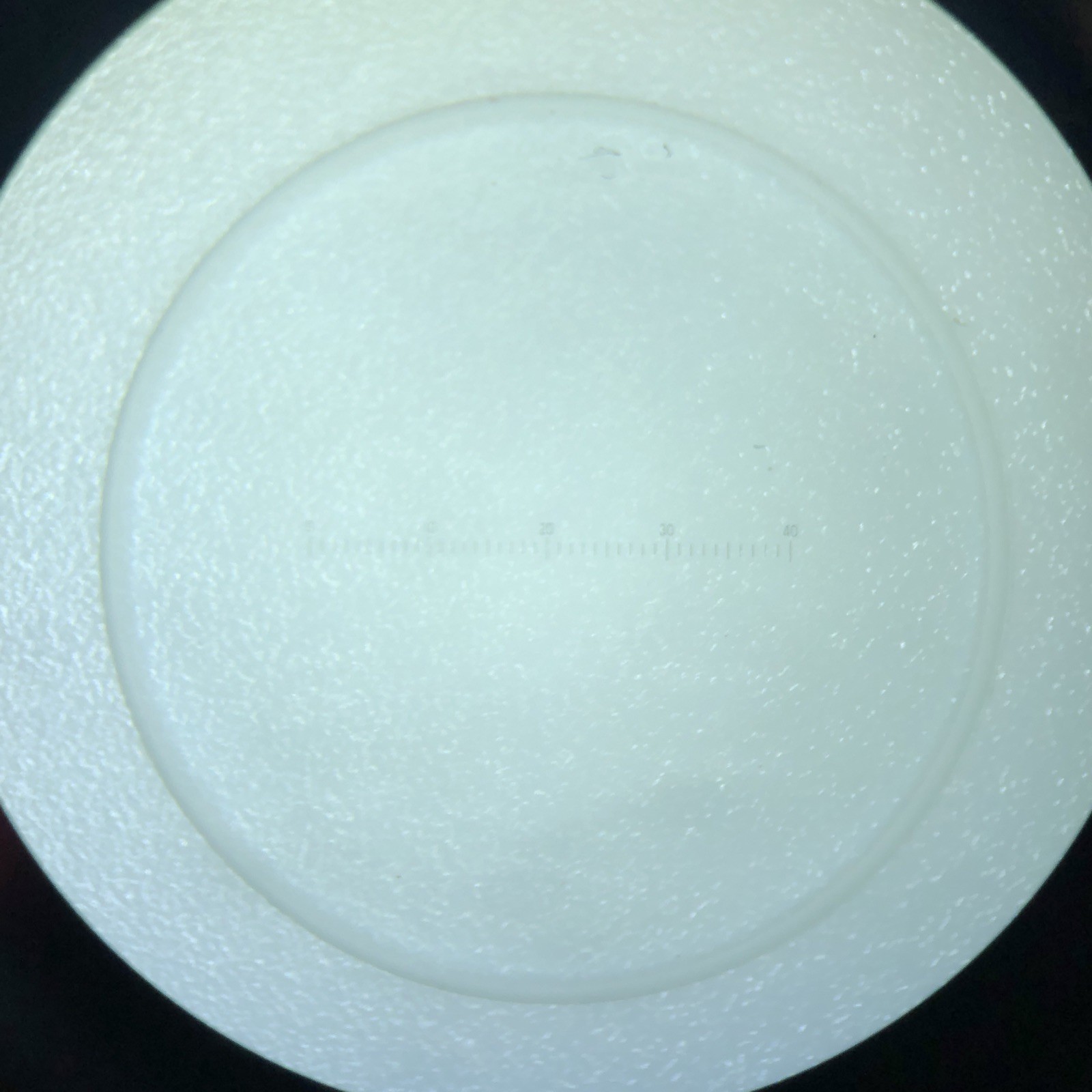 Microscope Round Glass 18.91mm Reticle 0-40 Scale 40 Divisions 0.90mm Thick