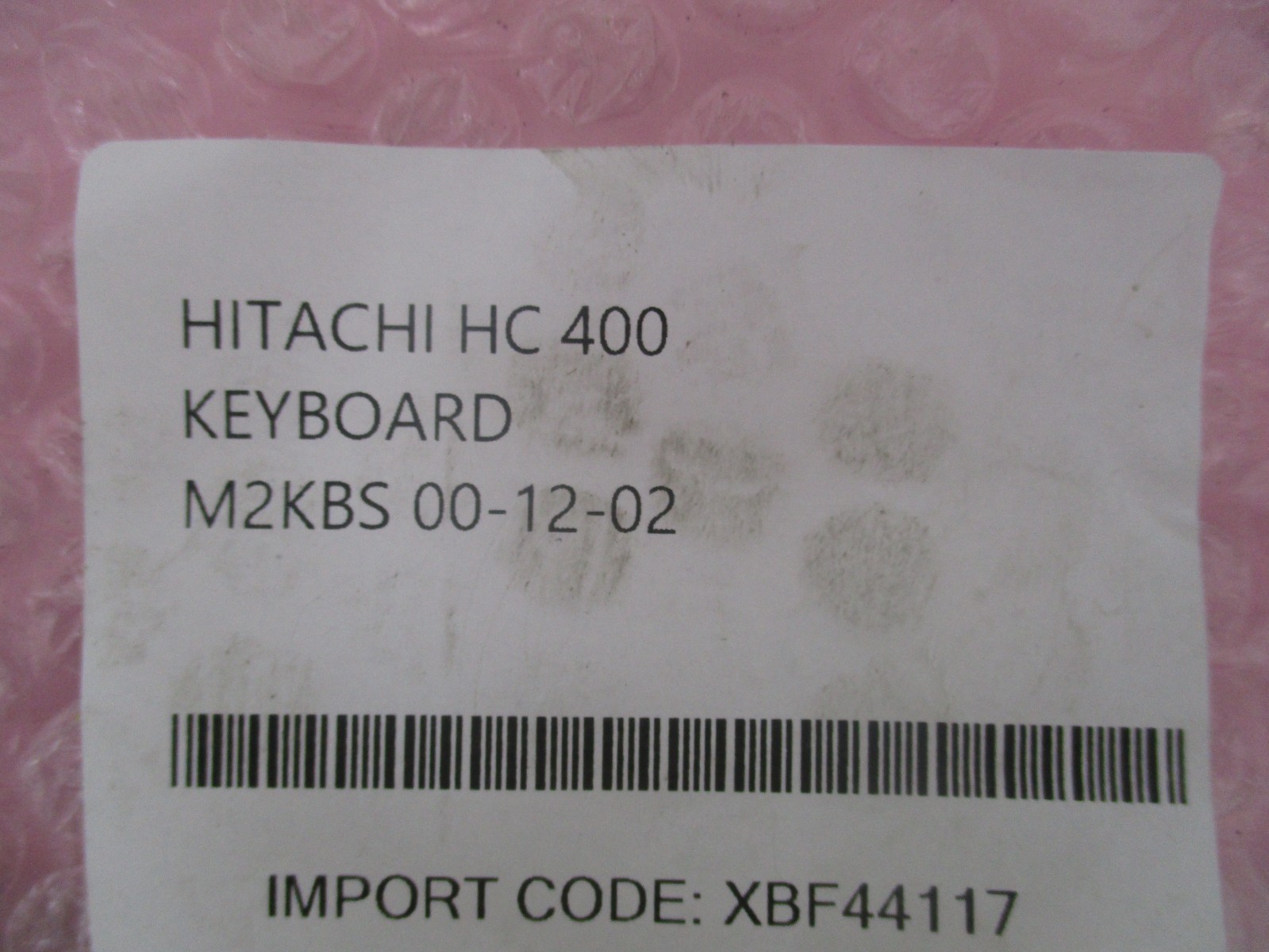 HITACHI M2KBS 00-12-02 OPERATOR KEYPAD UNIT, XA0606