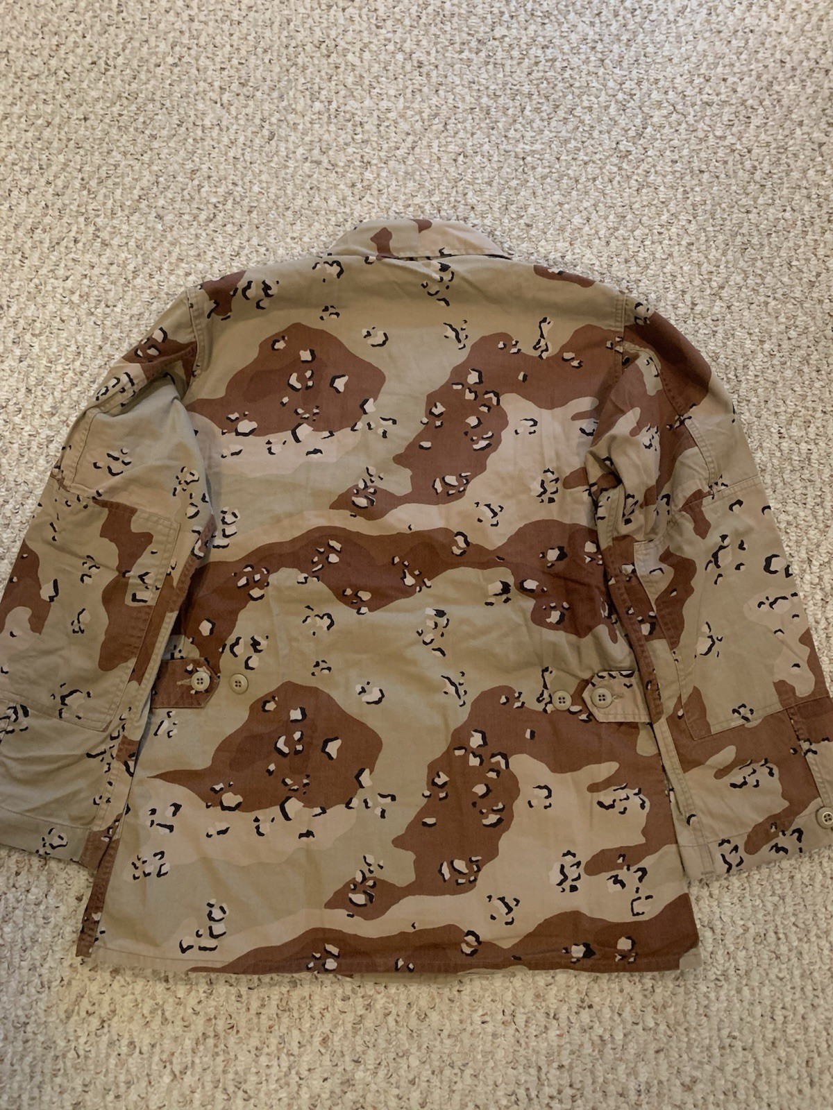 Six Color Desert DBDU Uniform Top Modified Numbered Early Version 1980’s