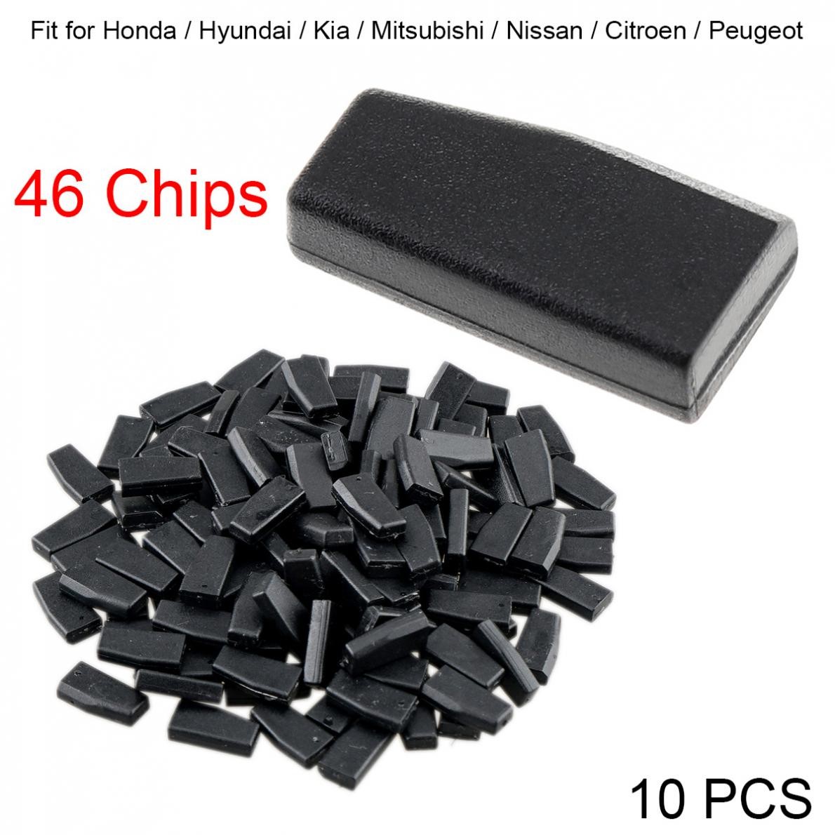 10pcs Blank Car Key Transponder Chips ID46 PCF7936 Smart Key Chip Replacement