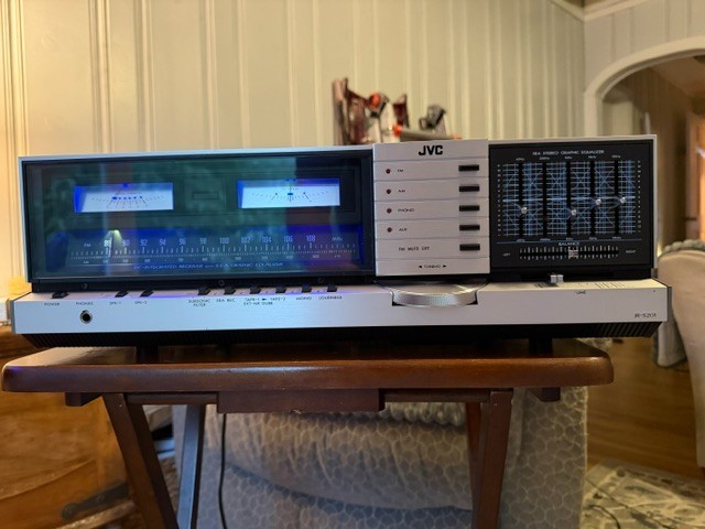 JVC JR-S201 Vintage Receiver 1 Owner RESTORED LED Relamp Nice Condition