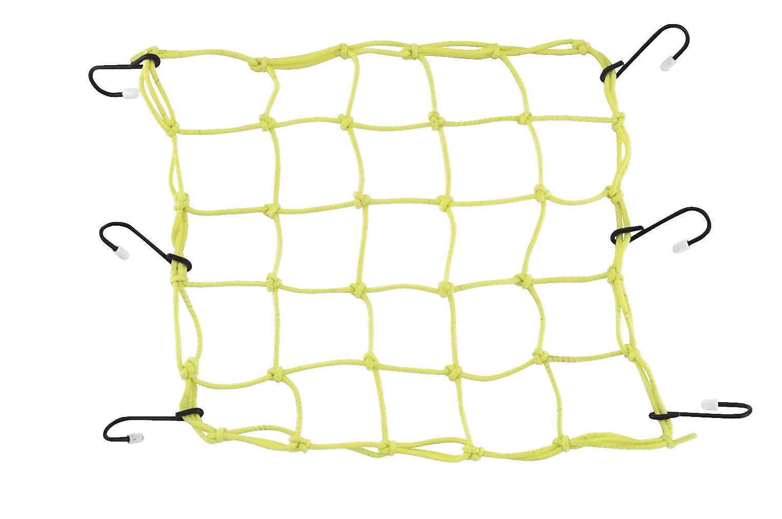 BikeMaster Stretch Net Yellow 13" x 13" Metal Hooks 100011