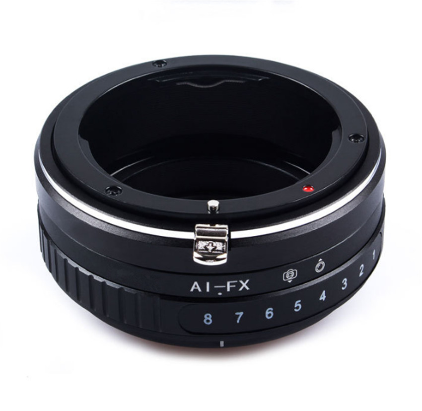 Tilt Lens Adapter for Nikon AI Mount Lens to for Fujifilm X X-Pro2 X-E1 Camera