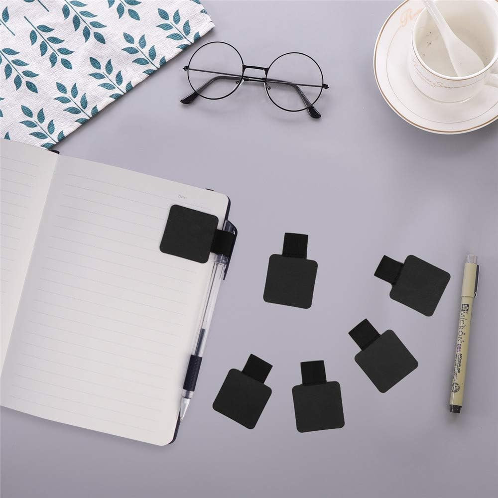 12 Pack Notebook Pen Loop Holder Self-Adhesive Pen Holder Pencil Holders Elastic