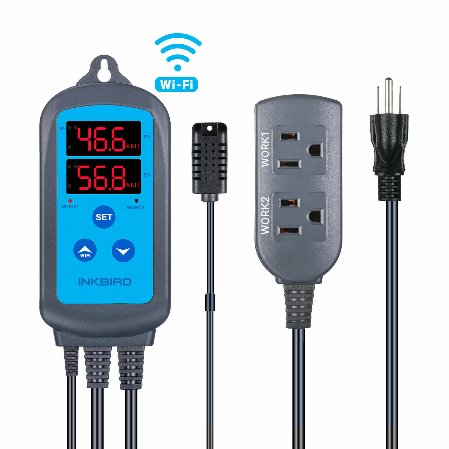 Inkbird Digital WiFi Thermostats ITC-308 Humidity Controller Humidifier IHC-200