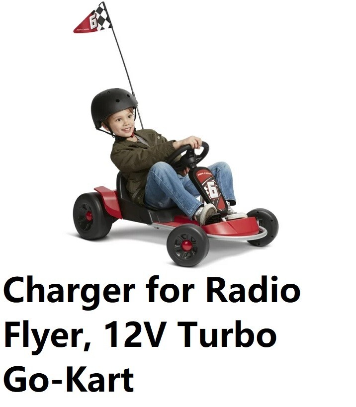 🔥ac power supply battery Charger For Radio Flyer, 12V Turbo Go-Kart