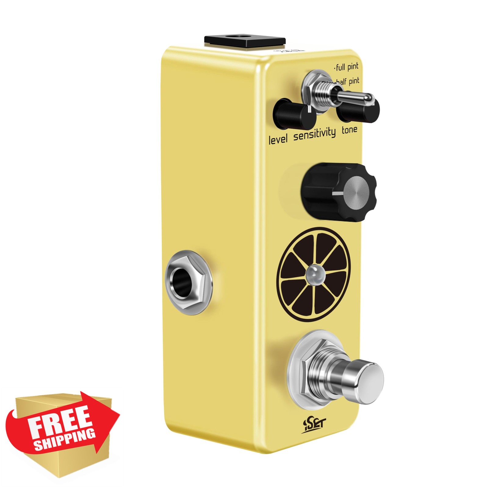 ISET Lemon Compressor Guitar Pedal