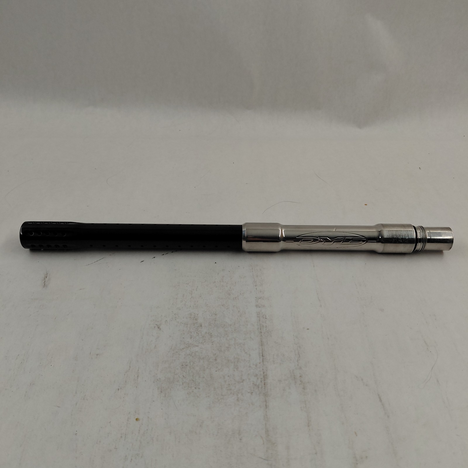 Dye 14” Stainless Gloss Black Spyder Glued Boomstick Paintball Gun Marker Barrel