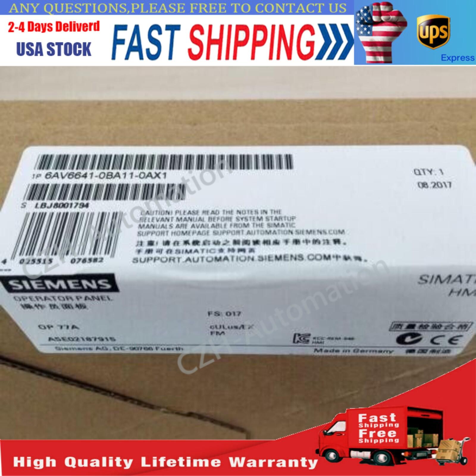 SIEMENS 6AV6641-0BA11-0AX1 With NEW BOX 6AV6641-0BA11-0AX1 US FREE TAX