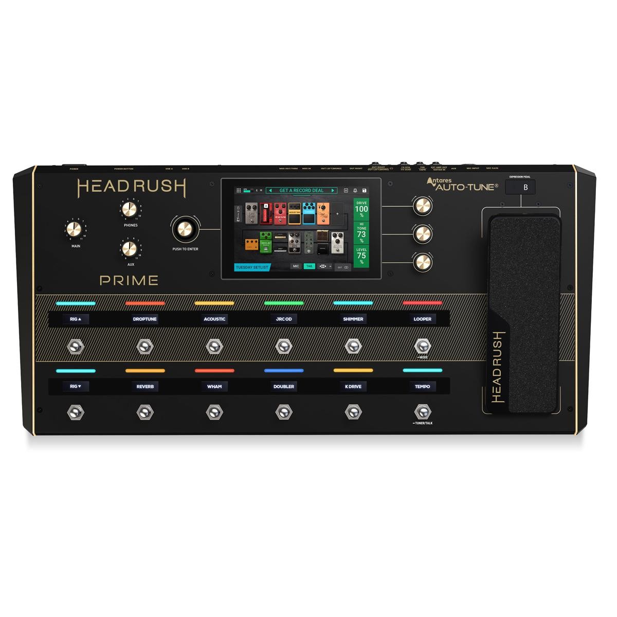 Headrush Prime Multi-FX Guitar Pedal with Amp Modeler and Vocal Processor