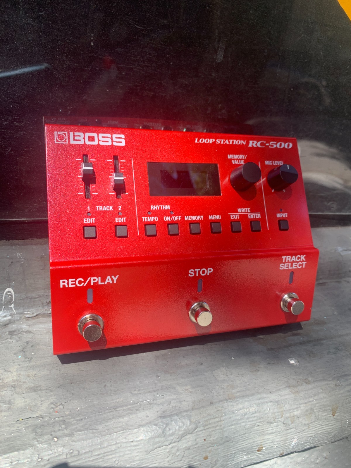 Boss RC-500 Looper Pedal - Red