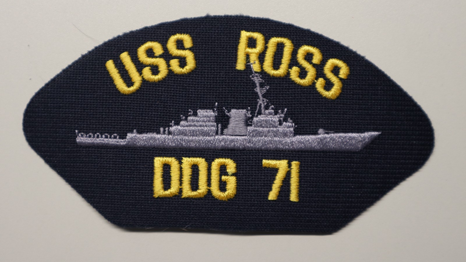 NEW US Navy USS Ross DDG 71 Embroidered Cap Military Patch