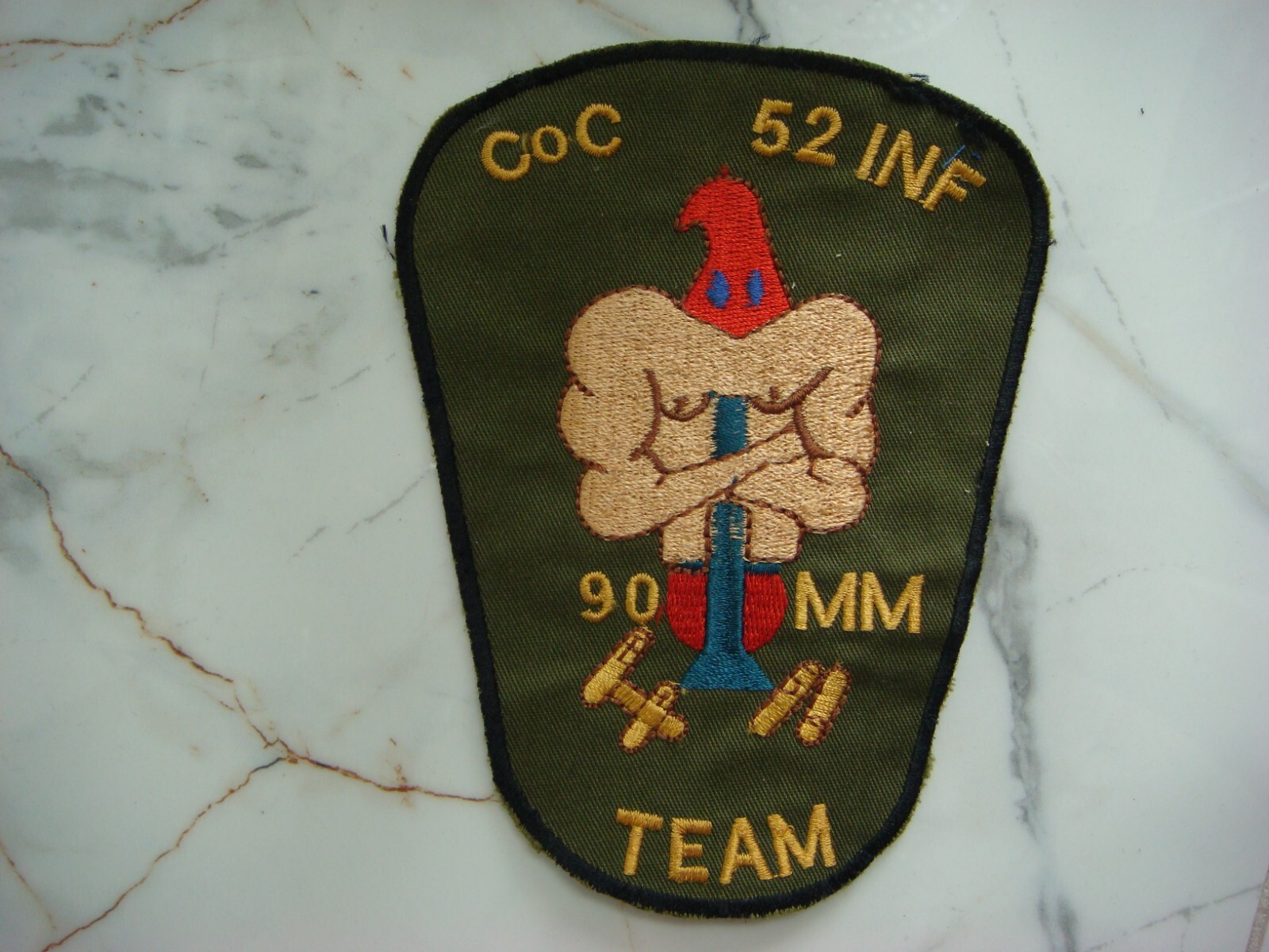 US C Co. 52nd INFANTRY REGIMENT AT US EMBASSY, VIETNAM WAR PATCH
