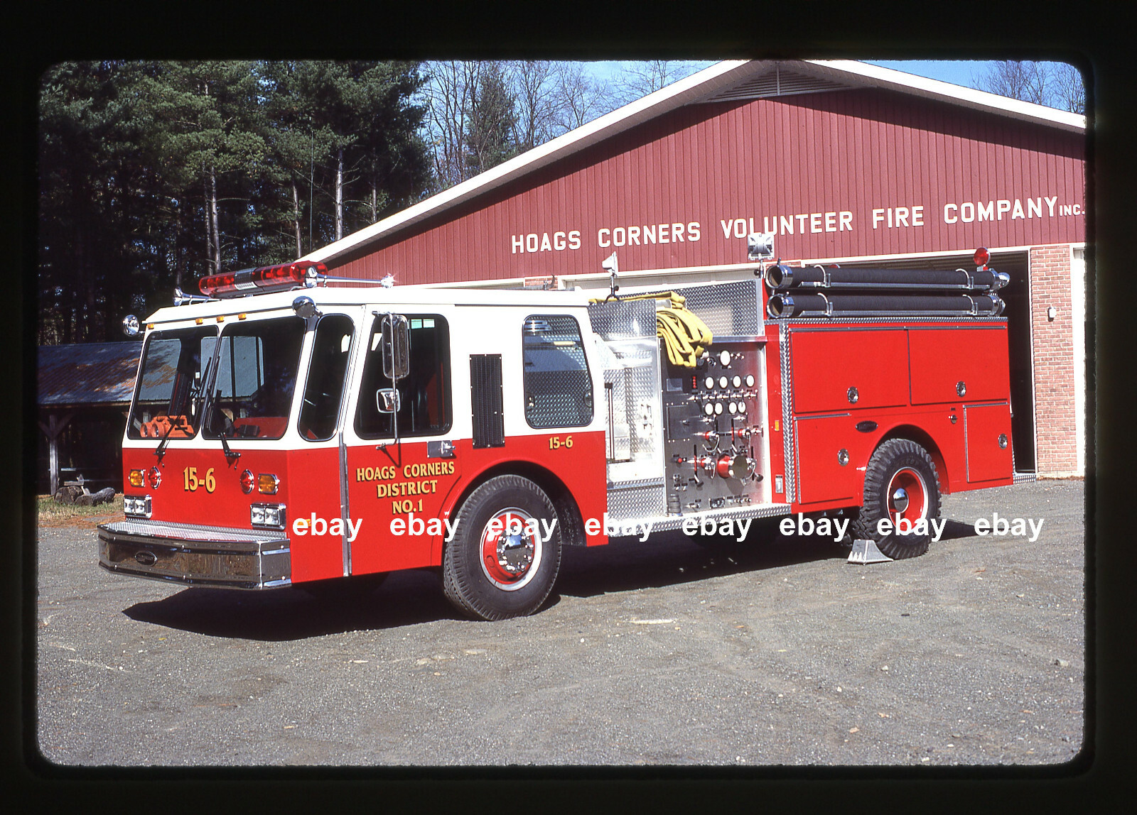 Hoags Corners NY 1986 Emergency One pumper Fire Apparatus Slide