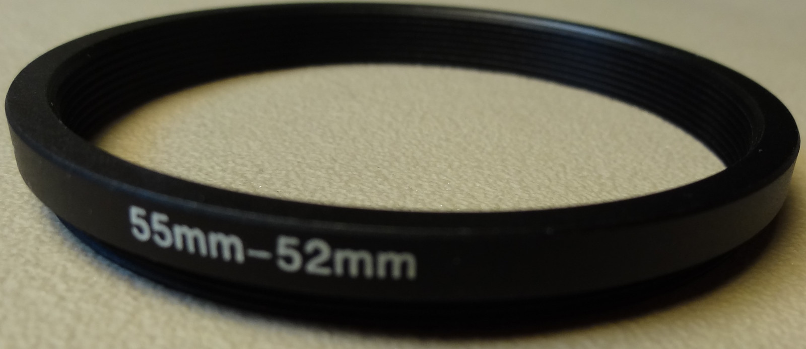 55mm to 52mm Step Down Lens Filter Ring Metal DSLR SLR Digital Camera Adapter