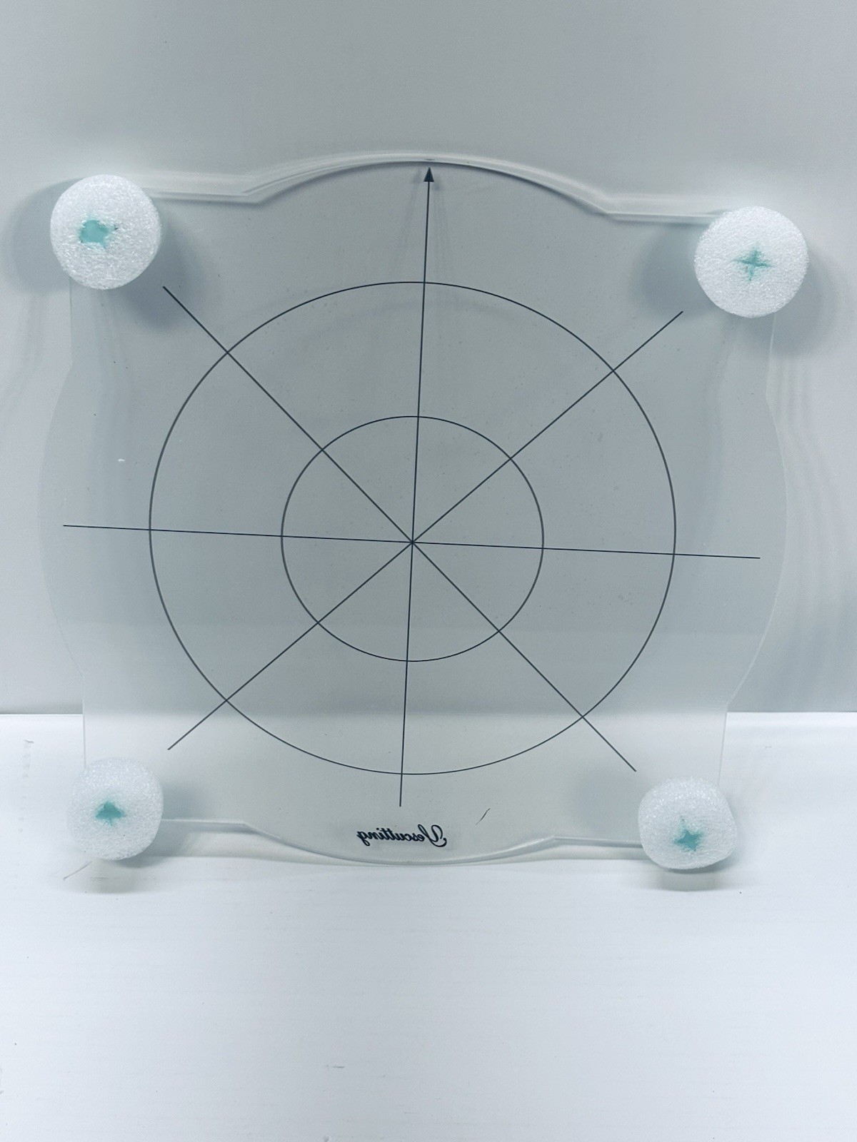 Stamp Positioning Tool Platform Round & Square Set Clear Alignment Jig
