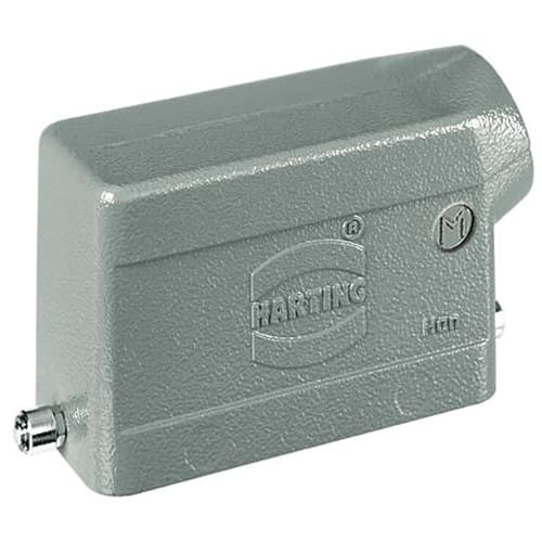 1pc HARTING ELEKTRONIK INC 19300241541 Hood Aluminum Side Entry 24B M25 IP6