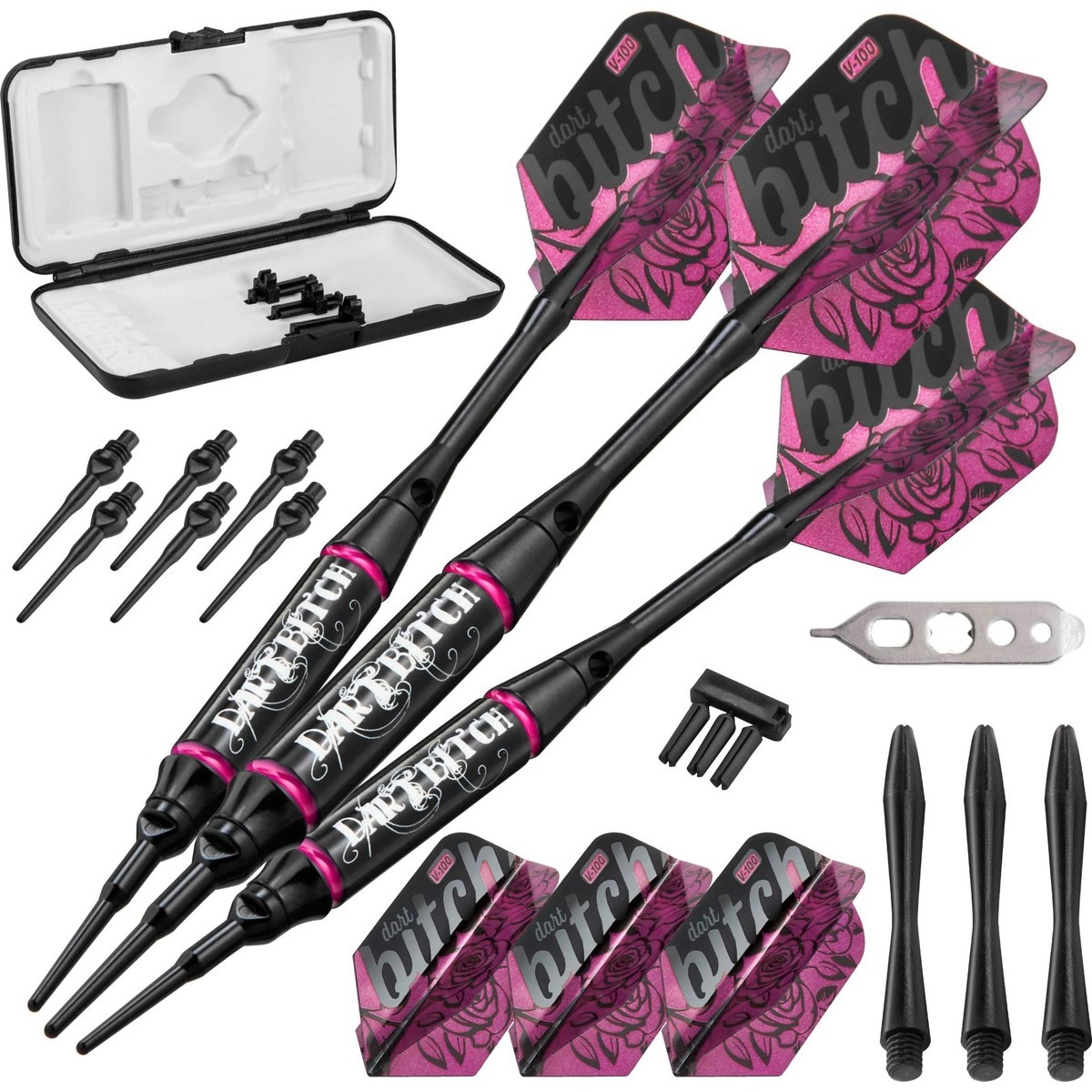 Viper By Gld Products Vanity Soft Tip Darts Storage/Travel Case Dart Bitch 16