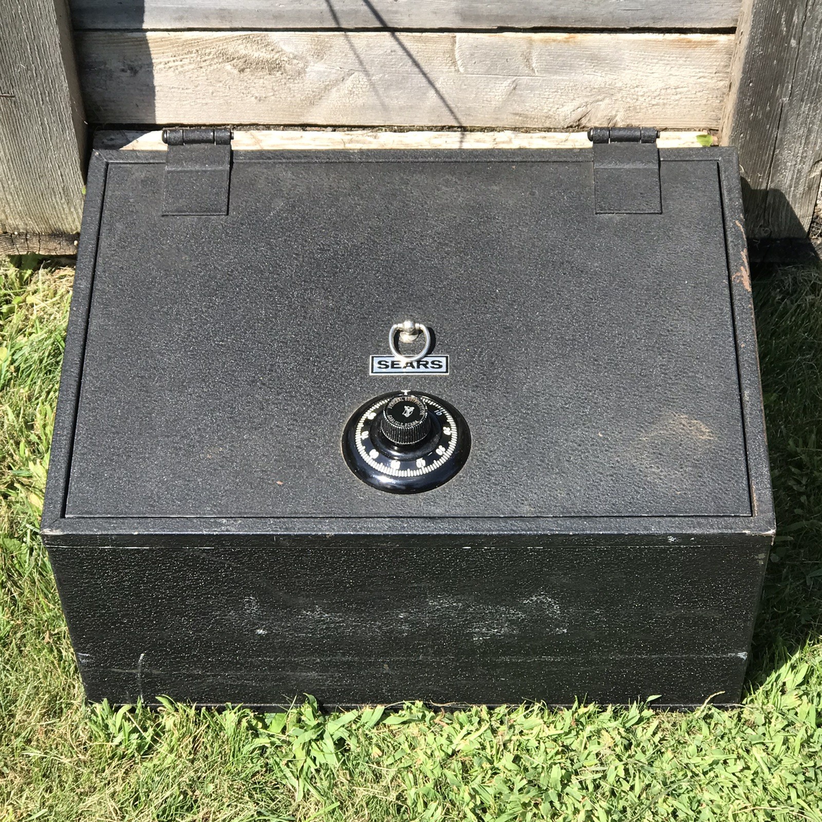 Vintage Sears Federal Equipment Co Fire Security Safe Strong Box Chest 13x18x9
