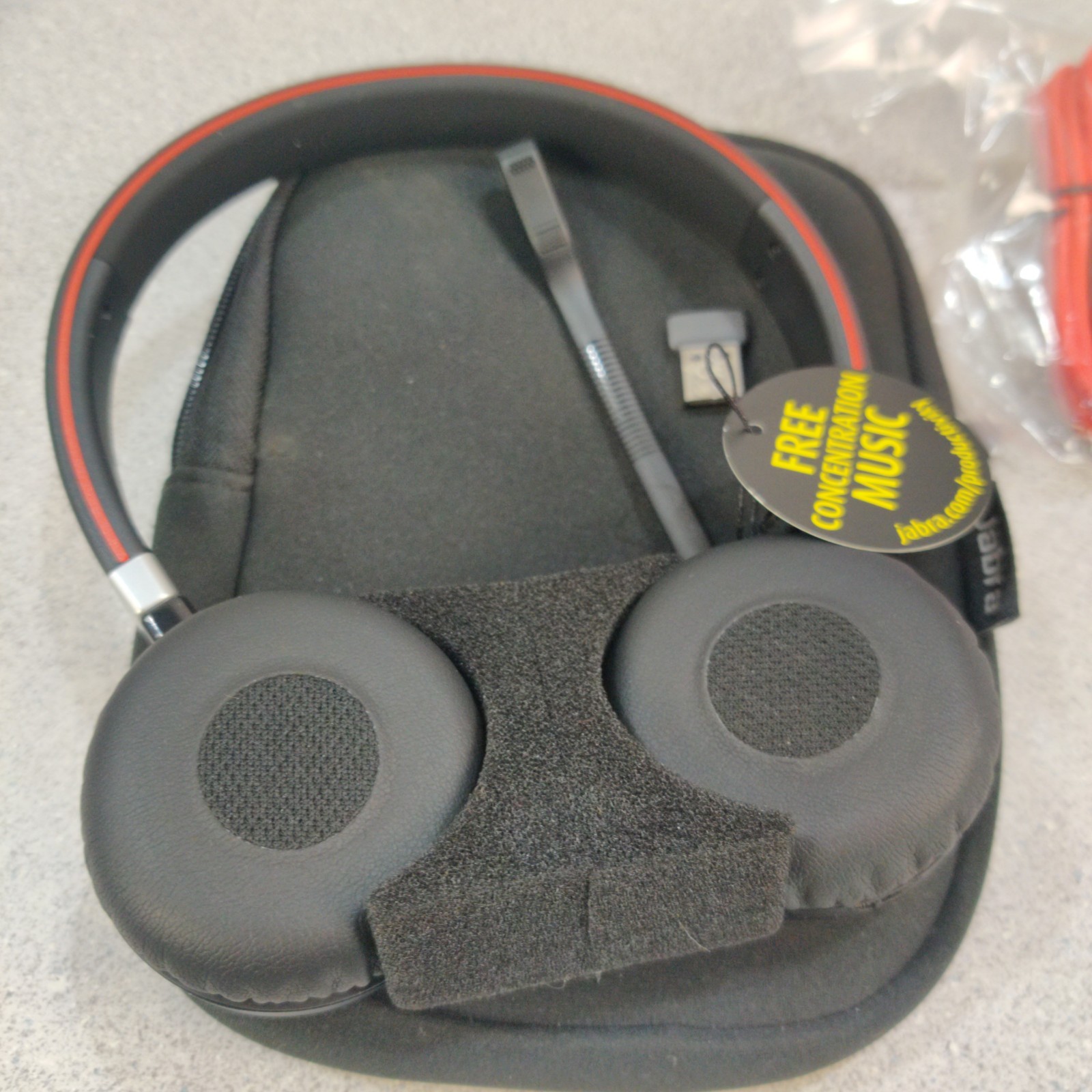 Jabra Evolve 65 UC Stereo Headset - Black - New (No Box)