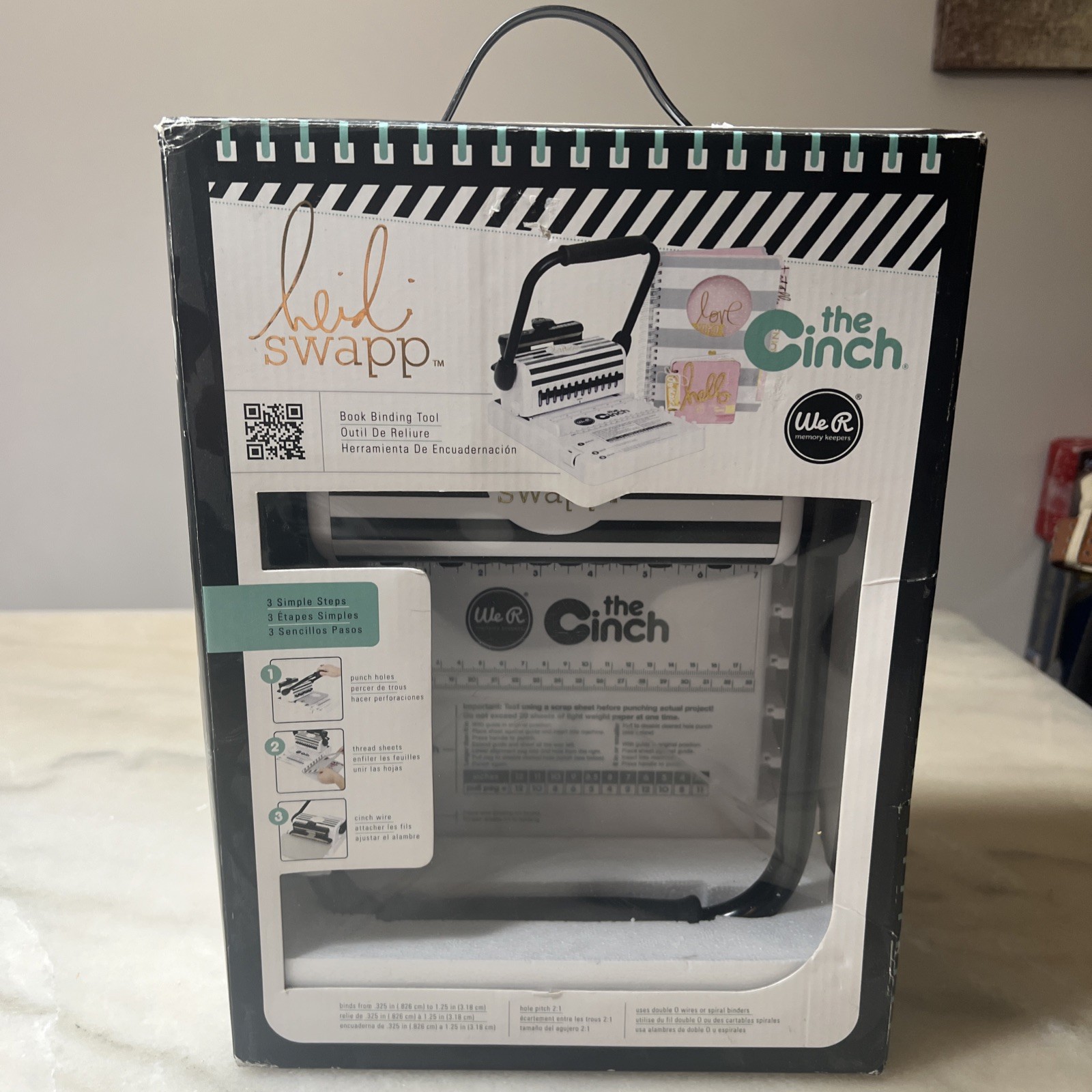 New The Cinch Book Binding Tool We R Memory Keepers Machine Bundle Tool Open Box