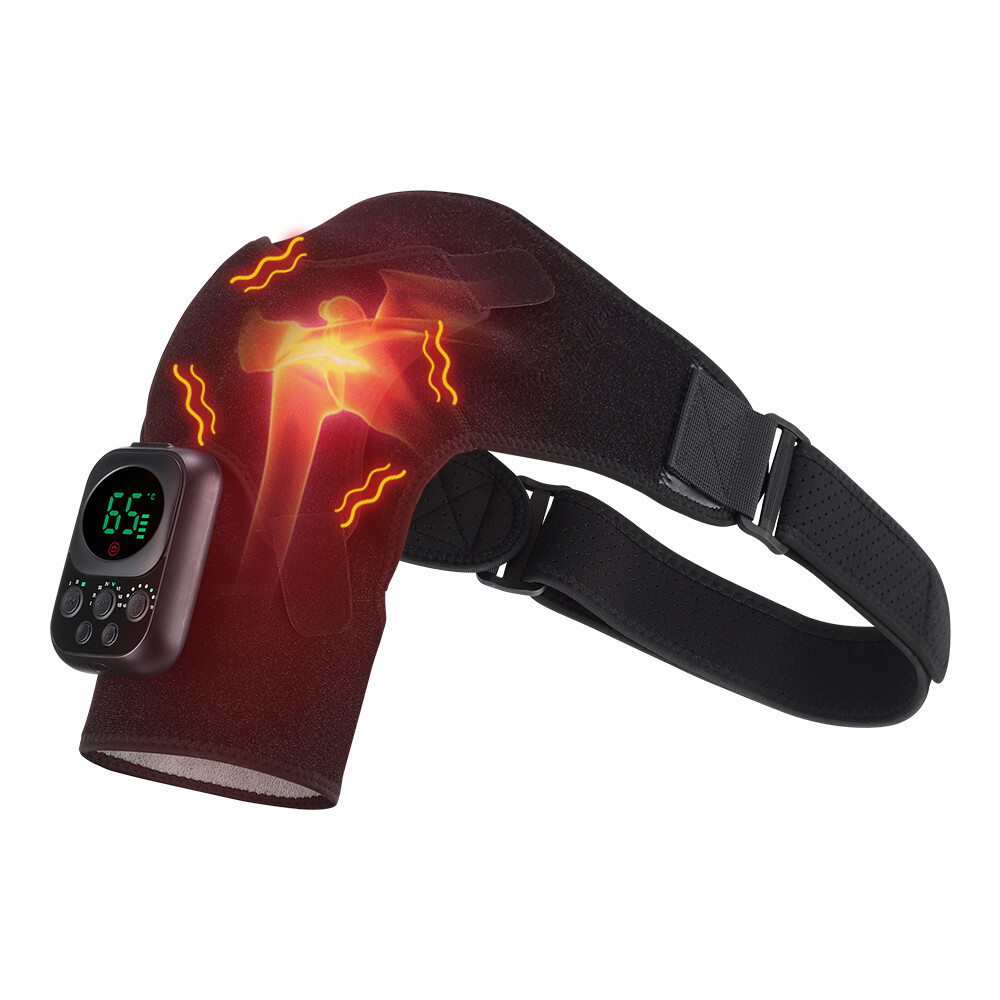 1/2X Wireless Shoulder Massager APP Control Heating Vibration Shoulder Massager
